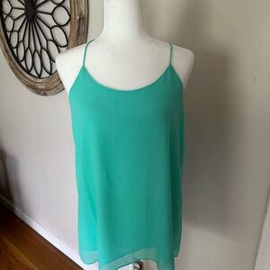 Naked Zebra racer back tank size L